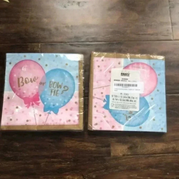 Bundle of Gender Reveal Party Napkins | Gender Reveal | Baby Shower | Baby - Picture 9 of 9